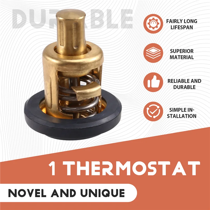 高効率サーモスタット60 ° C 船外機 9.9-55Hp 用交換品、モデル 6F5-12411