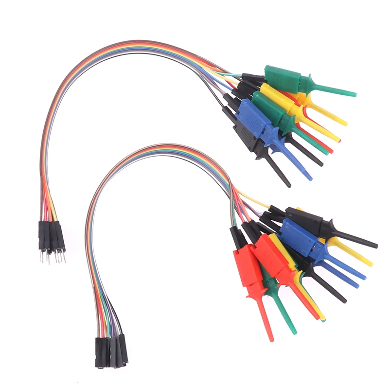 1PC 20CM High Efficiency Test Hook Clip Logic Analyzer Cable Gripper Probe Test Clamp Kit For Chips Pins Connecting Testing