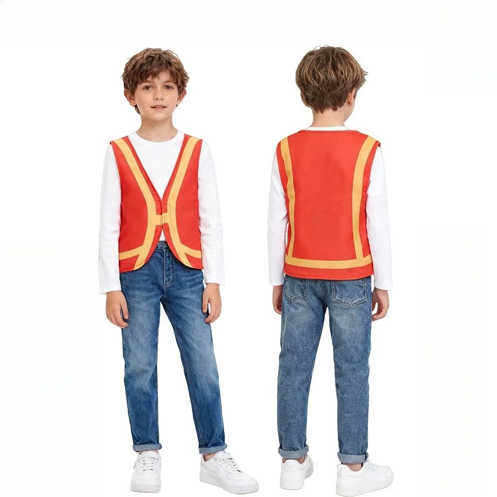 

Anime Zoo 2 Judy Kid Cosplay Costume Hopps Police Officer Traffic Controller Vest Halloween Costume for Little Boys and Girls