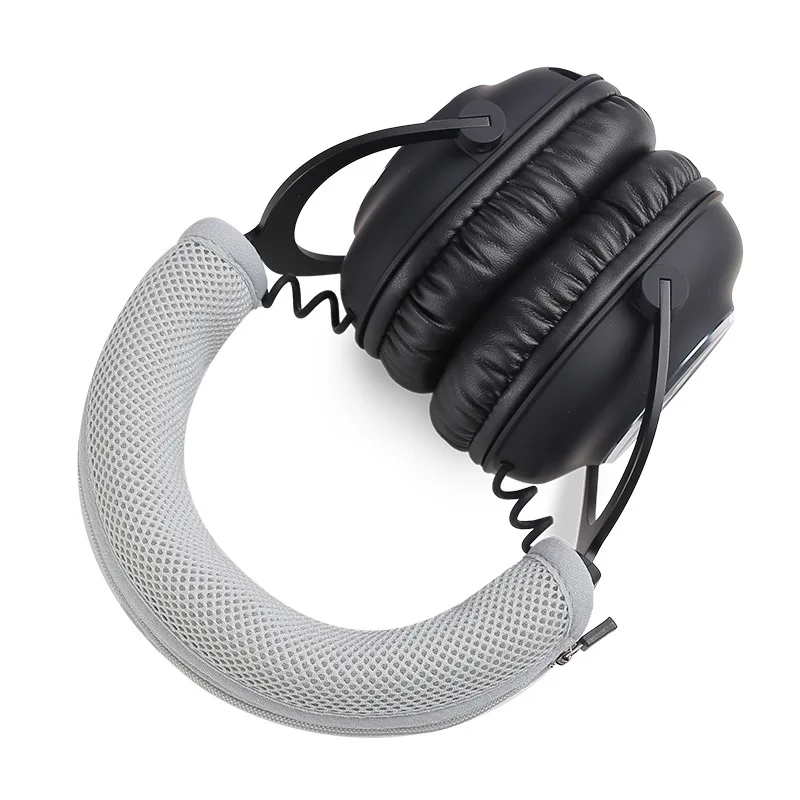 Kopfhörer-Reißverschluss-Stirnband aus Strickstoff, Schutzhülle, Kopfbügel-Abdeckung, hochwertiges Gefühl für Logitech GPROX2 / G PRO X Kopfhörer – Detail 5