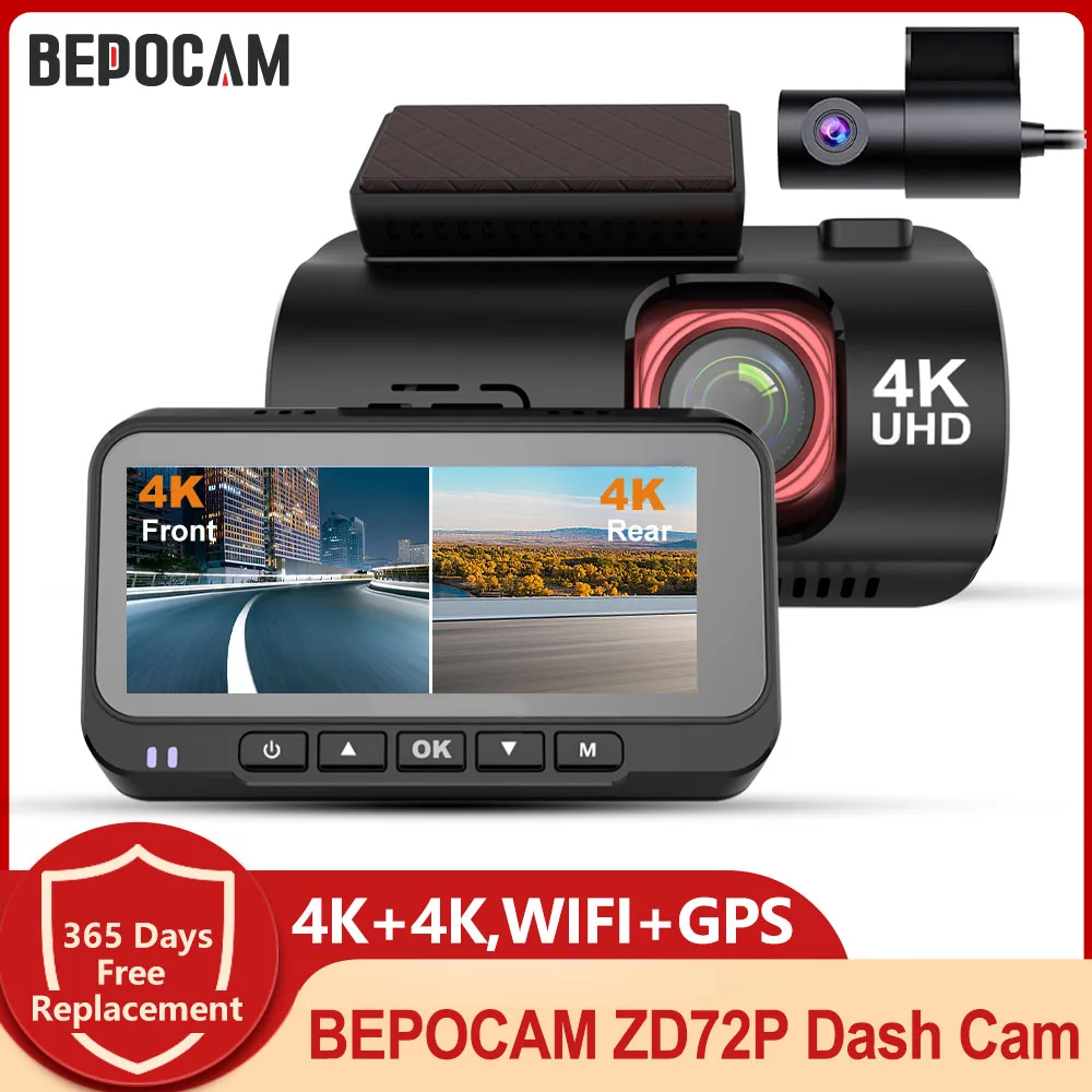 Bepocam 4K+4K Dash …