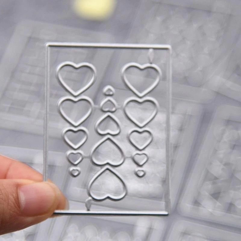 

Star-Rectangle MetalCutting Dies Water Droplet Die Cuts Embossing Stencils Template Molds DIY Scrapbooking Decorations