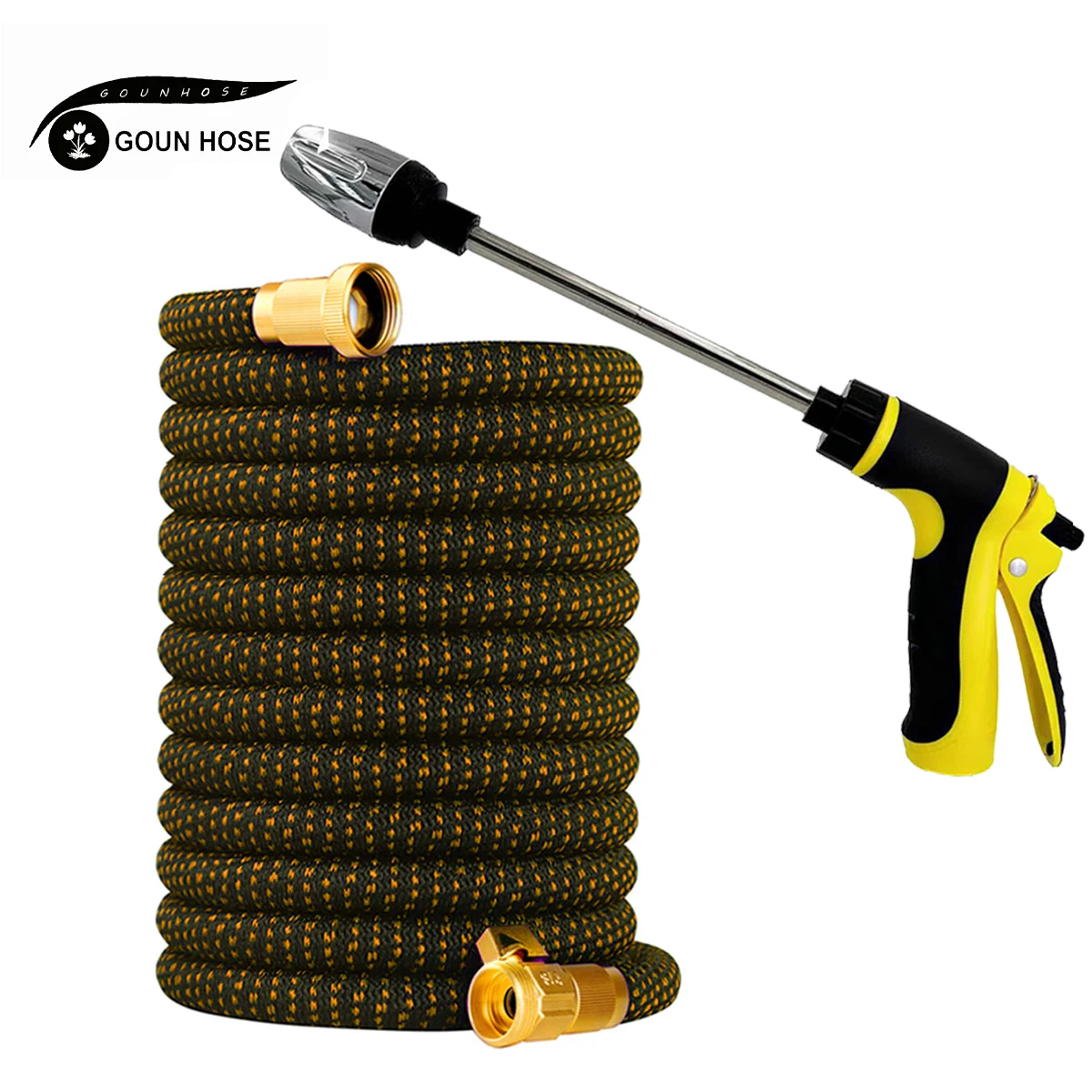 GOUN HOSE Expandable Magic Hose High-Pressure Car Wash Cleaning Water Gun Home Garden Watering Water Pipes Gardening Supplies