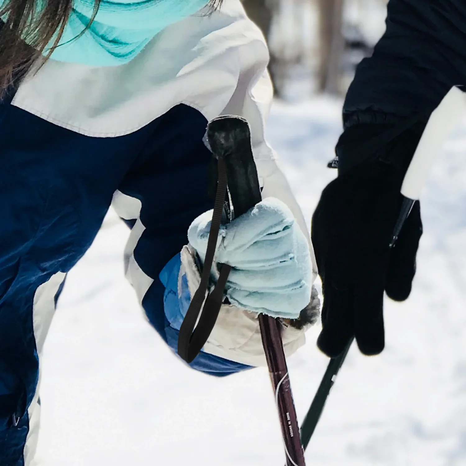 Trela de pulso para vara de esqui, pulseira para vara de caminhada