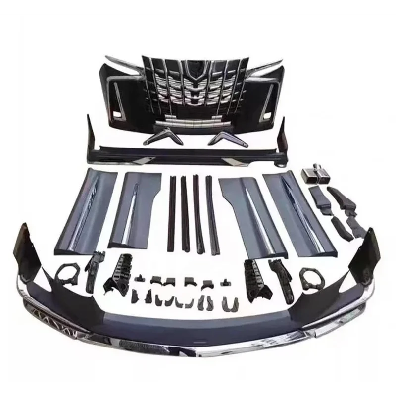 

High Quality Auto Tuning Part Accessories Model Facelift Upgr Body Kits Front Rear Bumper Alphard 30 2022