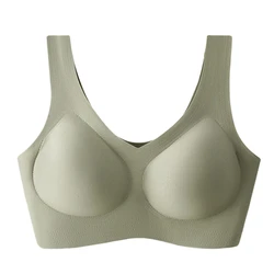 Fixed Cup No Marks No Underwired Bra Soft Comfortable Everyday Bra Wireless T-shirt Underwear