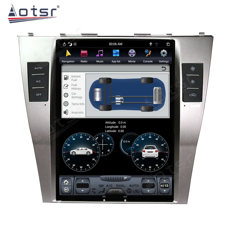 

QLED Screen Android 13.0 Qualcomm Snapdragon For Toyota Camry Aurion 2006-2011 Car Radio Multimedia Player GPS CarPlay Head Unit