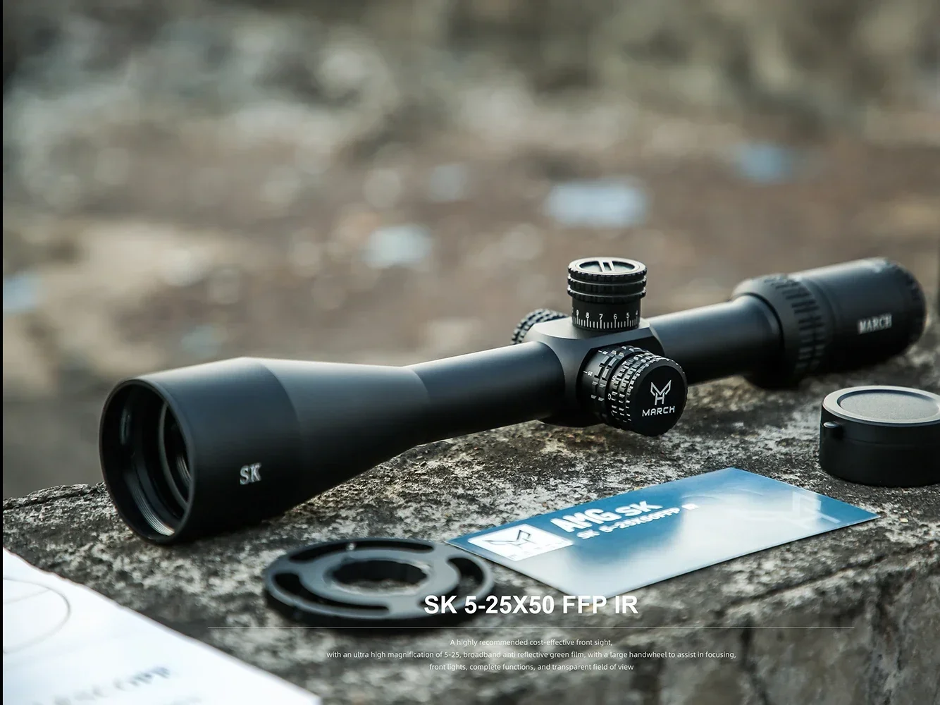 

SK5-25X50 IR FFP Tactical Riflescope Hunting Rifle Scope for Airgun PCP Optical Airsoft Sight Etched Glass
