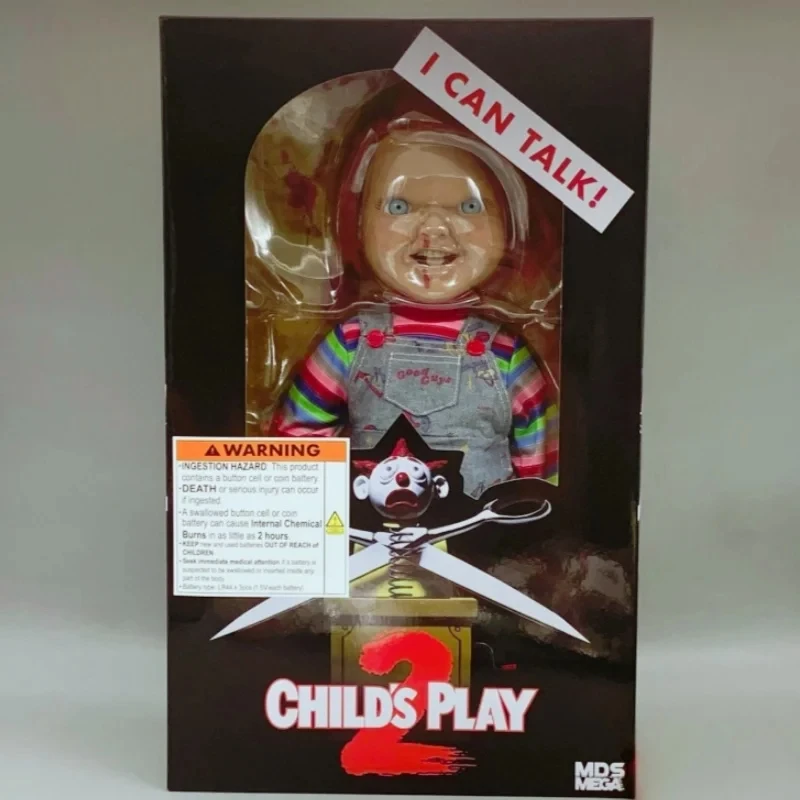 

New Arrival Spot Mezco Mds Replica Ghost Doll Childs Play Child Chucky Voice Activated Movable Doll Halloween Gift Toy Spot Good