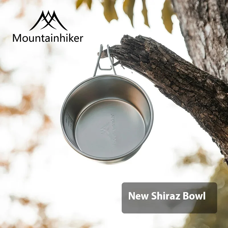 

Mountainhiker Outdoor Sandblasting Electrolytic Stainless Steel Bowl Multi-purpose Coffee Snow Bowl Picnic Campsite BBQ Bowl