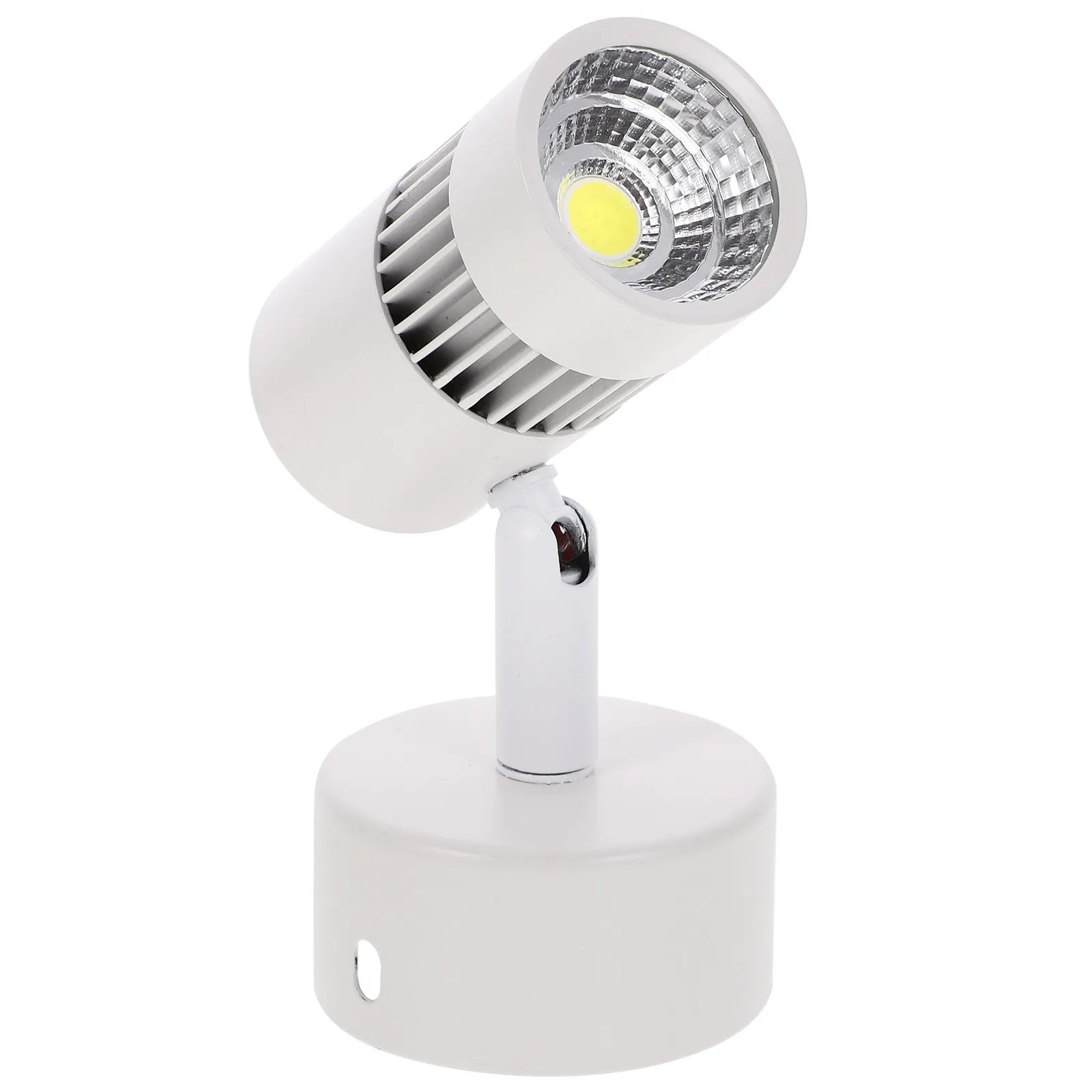 5W Cob White LED Ceiling Light Ultra Bright Mini Spot Light Rustproof PVC Material Easy Install for Bookcase Closet Wreath