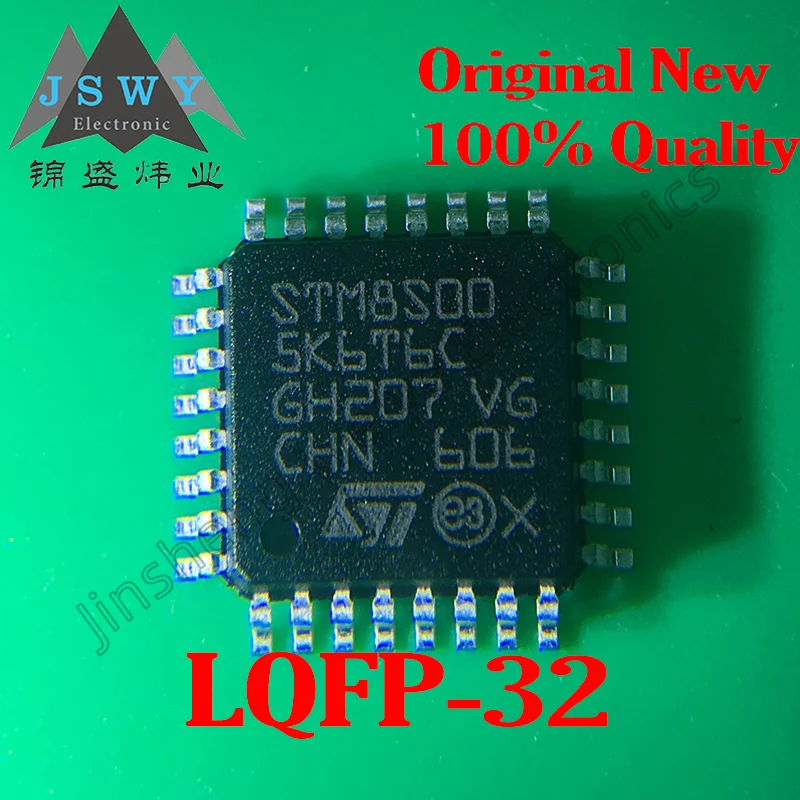 

Microcontroller STM8S005K6T6C STM8S005 STM8S00 Microcontroller 8-bit VALUE-LINE LQFP-32 Chip 3~10PCS Free Shipping Electronics