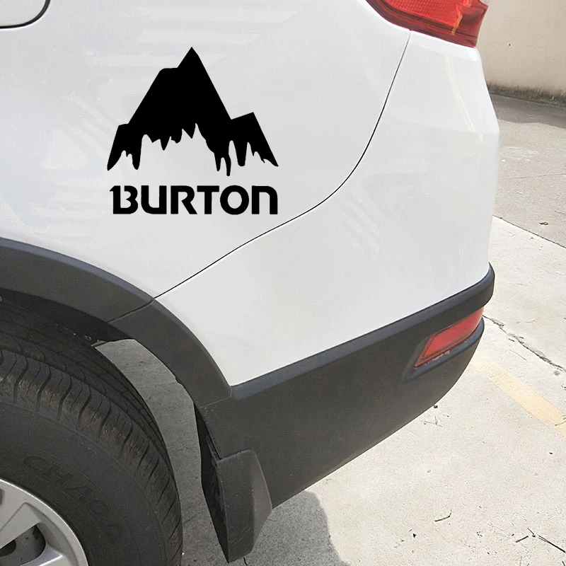 Hot Sell Burton Mountain Ski Snowboard Car Sticker Window Bumper Drift Art Vinyl Decal Decoration High Quality Car Accessories