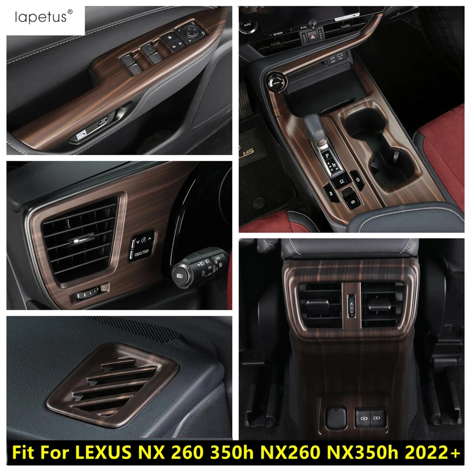 Gear Shift Panel / Window Lift / Side AC Air Vent Outlet Cover Trim Accessories For LEXUS NX 260 350h NX260 NX350h 2022 - 2024