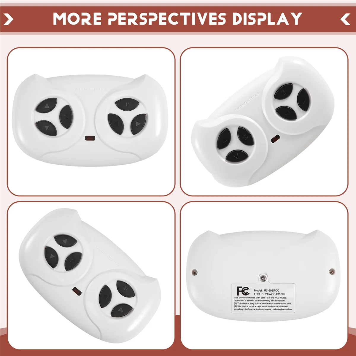 High-end Children Electric Car Remote Controller Children Electric Vehicles Replacement Parts,White