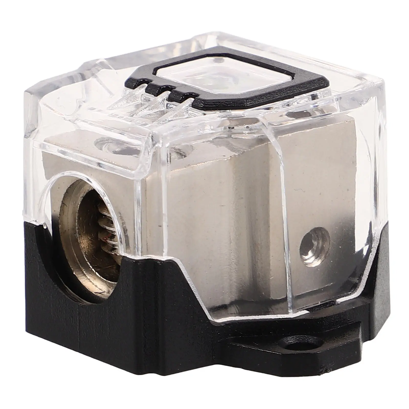 4 Way Power Distribution Block Car Audio Amp Ground Distributor Block Splitter Automotive Audio Amplifier Connection Flame