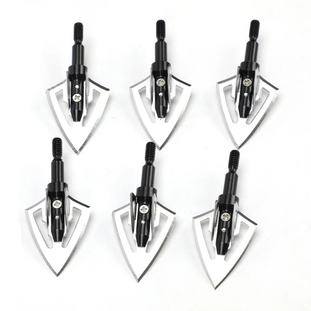 100 Grain 3 Blade  430 Stainless Steel Arrow Broadheads Archery Tips Hunting Arrow Point Tips Archery Accessory