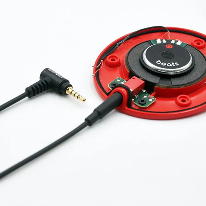 For 2.5mm 4.4mm Balance to 3.5mmBeats Monster Philips Solo2 3 DEVA PRO Headset Single Crystal Copper Silver Plated Upgrade Cable