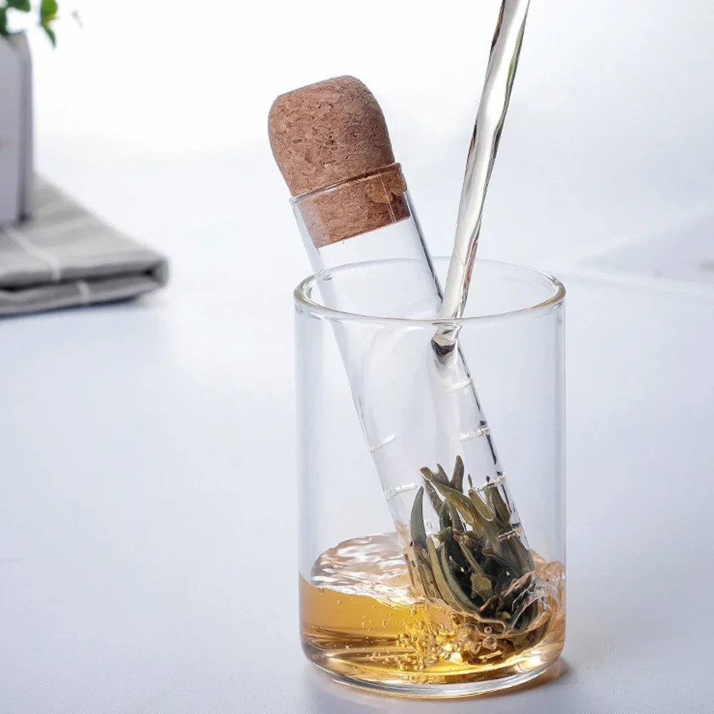 Tea Infuser Tea Filter Sieve Glass Pipe Creative Tea Mate Tea Maker Brewing For Spice Herb Tea Strainer Teaware Tool Accessories