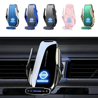 Car Wireless Charger Magnetic Phone Holder Mount For Nissan Qashqai J11 J10 X-Trail Micra Juke Tiida Leaf 2008 Auto Accessories