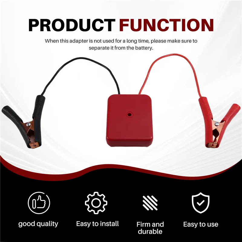 ABRB-DIY Power de emergência automotivo 18V Bateria Jump-Starter para adaptador de cabo de reforço