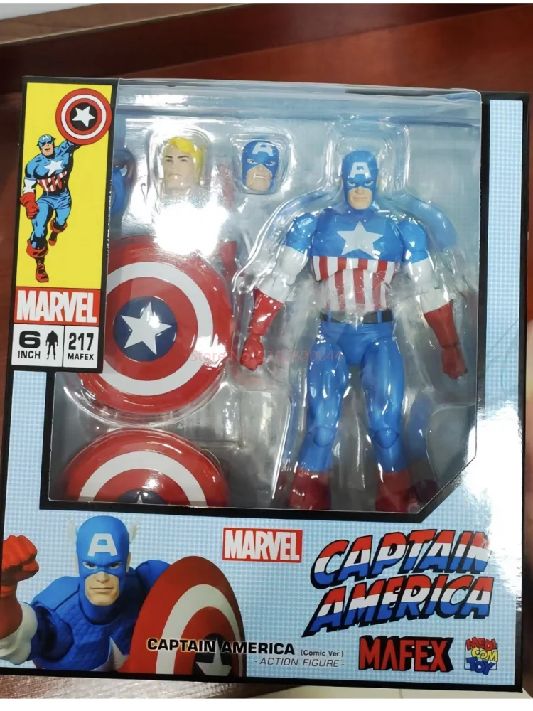 Original Medicom Toy Mafex No.217 No.220 Captain America Comic Ver