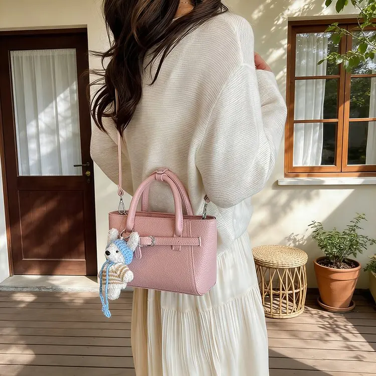 

Popular Classic Elegant Women Handbag High End Luxury Leather Trendy Design Vintage Casual Simple Fashionable Bag