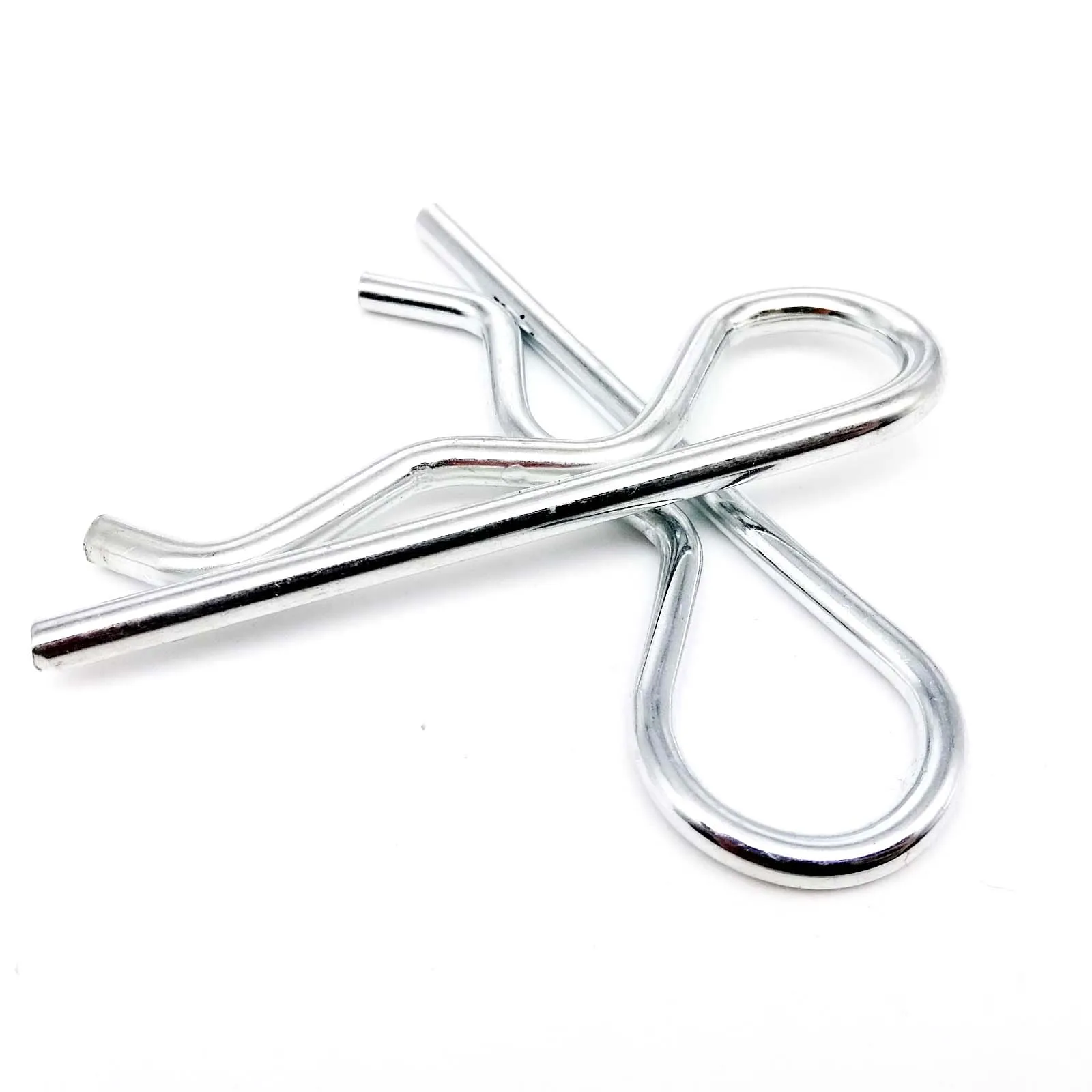 M2  M3  Steel R Type Spring Cotter Pin Wave Shape Split Clip Clamp Hair Tractor Pin for Car
