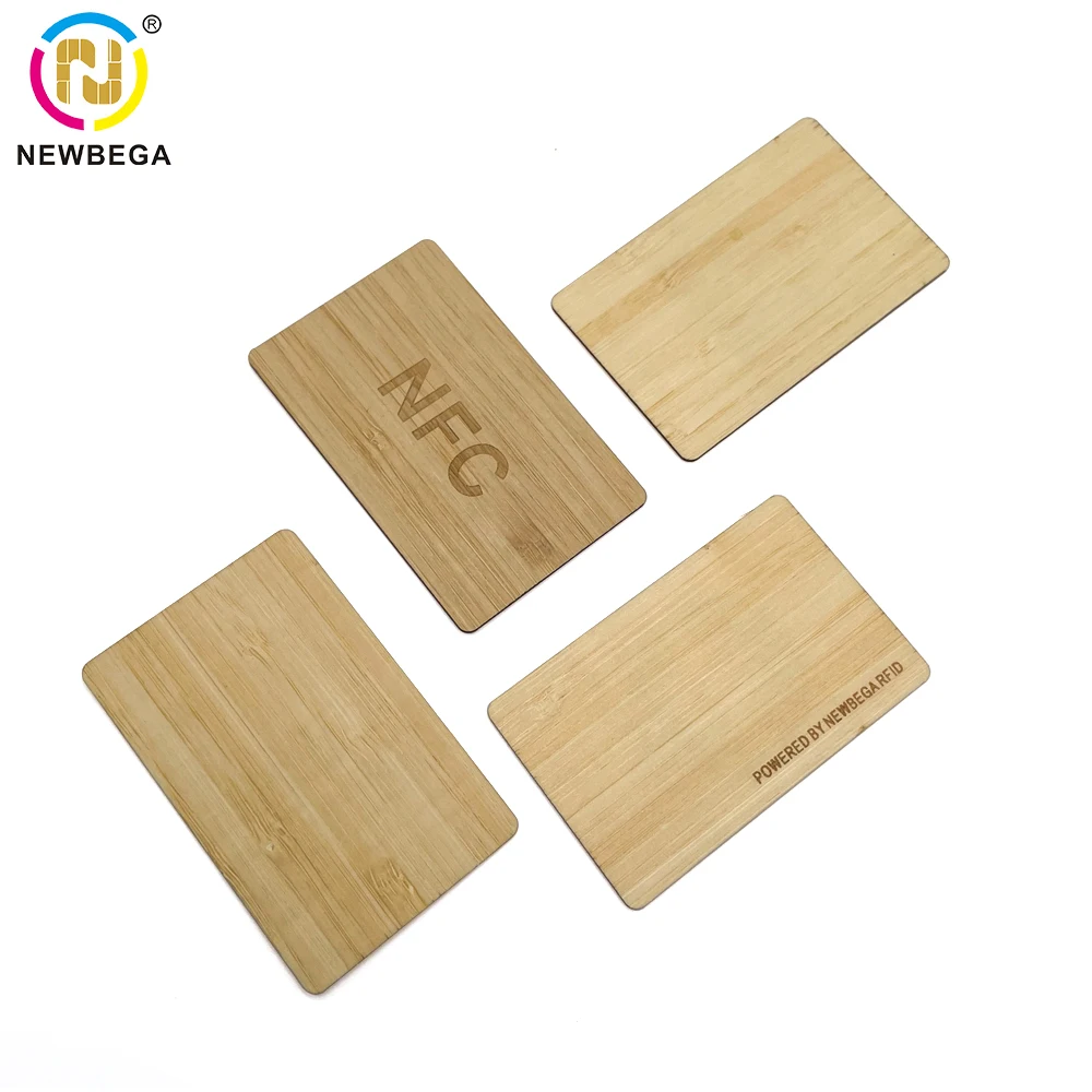 Rfid Wooden Card, NFC Ntag216/F08/MF 1K Chip Contactless Smart Access Control RFID Wooden Card (5/10pcs)