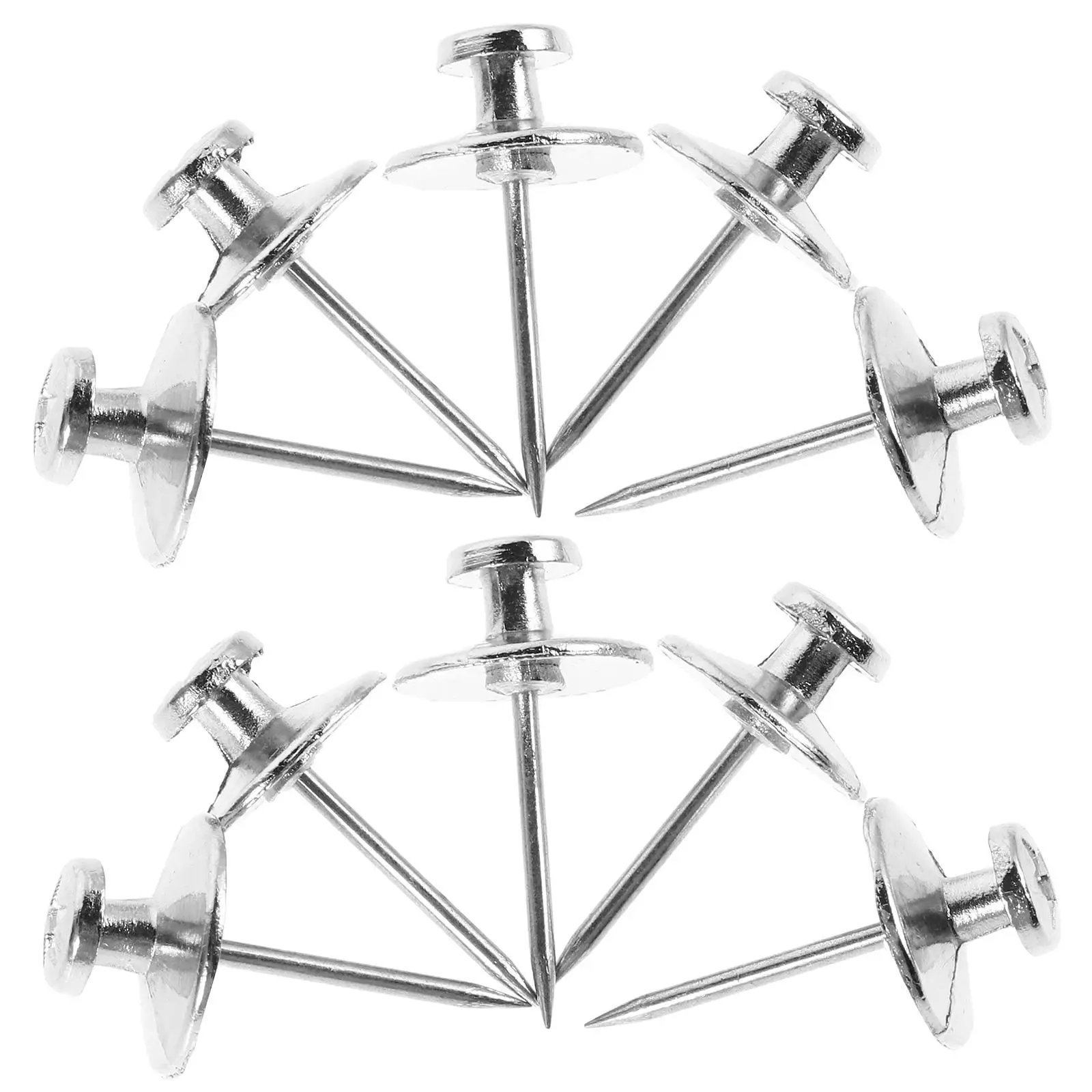 

30 Pcs Five Pointed Star Nails for Wall Decor Picture Frames Metal Thumb Tacks Zinc Alloy Hardware Craft