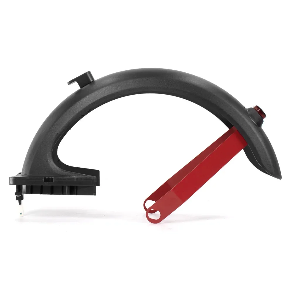 Rear Wheel Fender Tire Splash Fender Guard For Segway Ninebot Max G30 Electric Scooter Fender Bracket Warning Taillight Lamp