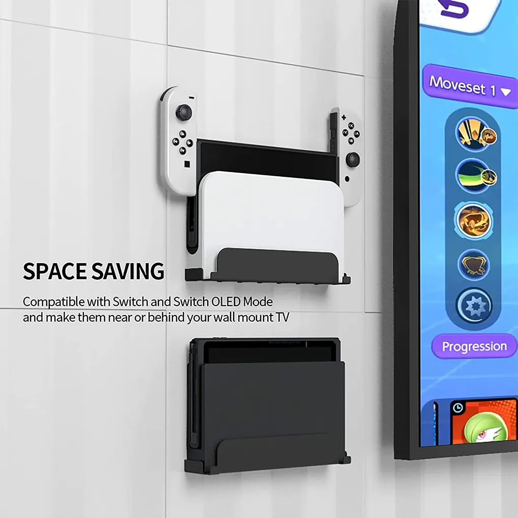 Wall Bracket TV TV Box Wall Mount Storage Rack for Nintendo Switch OLED Game Control Stand Holder For NS Switch Game Accessories