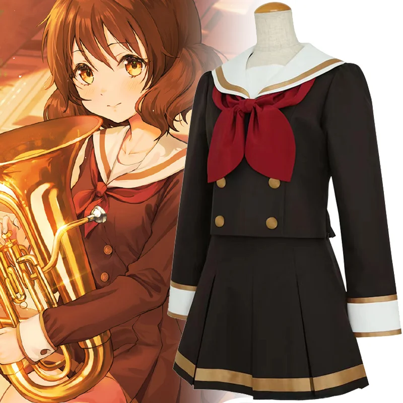 

Anime Hibike Euphonium Oumae Kumiko Cosplay Costume Adult Women High School Uniform Full Set JK Suit Halloween Carnival Outfits