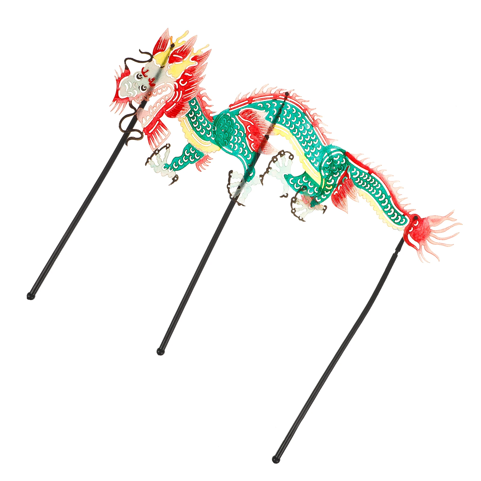 Accesorios de marionetas de sombra, Kits de modelos chinos, marionetas tradicionales para adultos, juguete de papel para niños, juguetes para niños