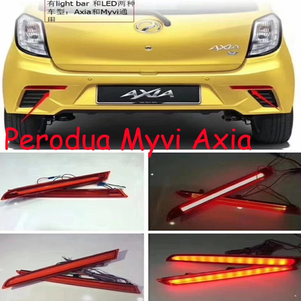 Car bupmer taillight for Perodua myvi Axia rear light brake 2014~2016y LED car accessories taillamp for MYVI rear light