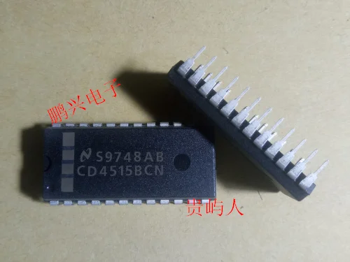 

Free shipping CD4515BCN CD4515BE MC14515BCP IC DIP-24 10PCS