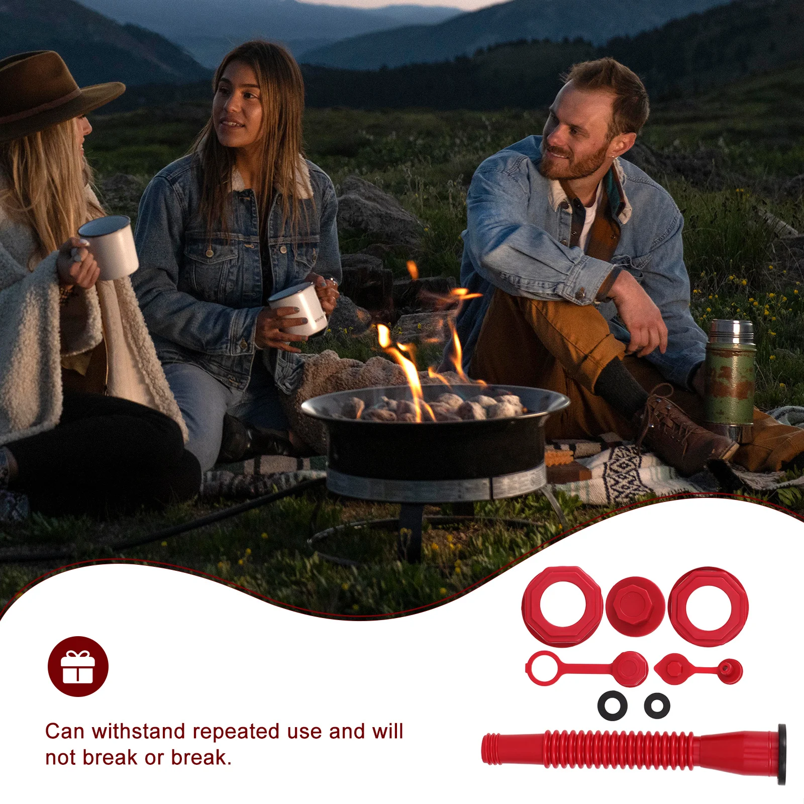 مجموعة واحدة من فوهة علبة الغاز البديلة بتصميم مدمج وخفيف الوزن لتطبيقات تحويل خزان عبوة الغاز الفعالة