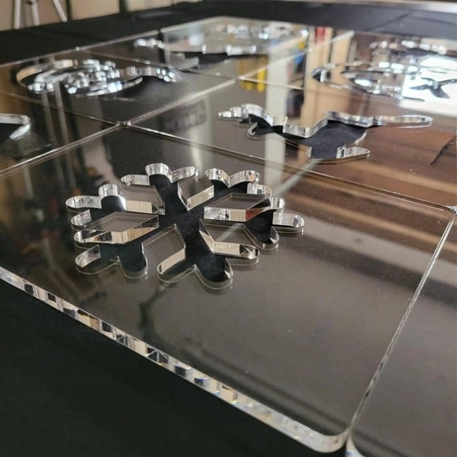 استنسل عيد الميلاد استنسل النجارة المحمول مجموعة قوالب النجارة للعطلات للرجال والنساء والأولاد والشباب والمراهقين والزوجة