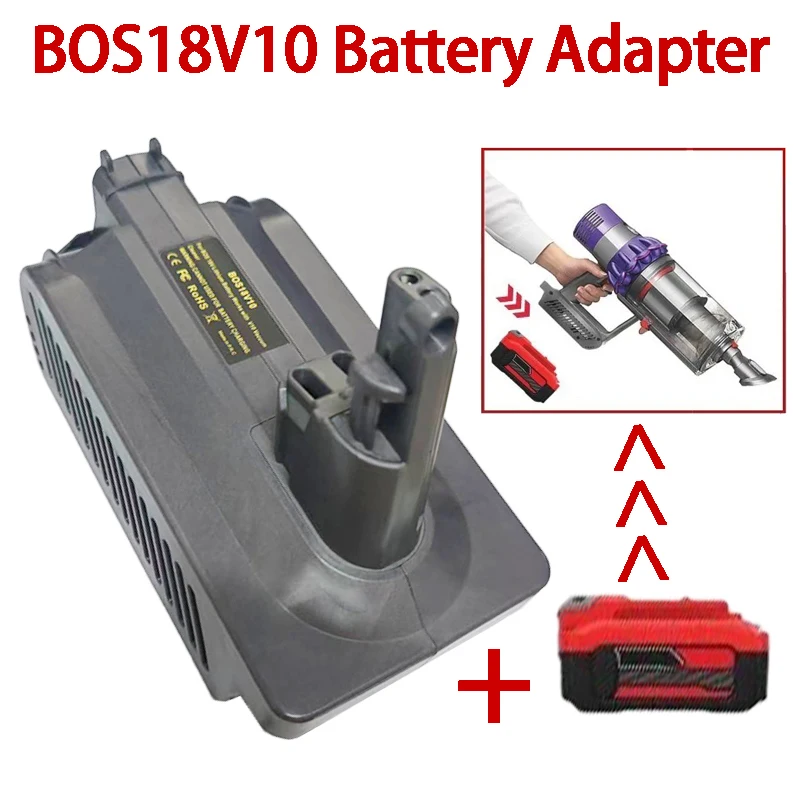Convert To for Dyson V10 Battery BOS18V10 Battery Adapter fo