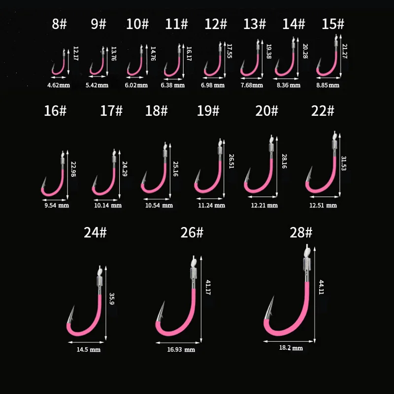 5bags Hooks Glow Sabiki Rigs Saltwater Fishing Lures Bait Rigs Real Fish Skin String Hook Mackerel Flash Sabiki Rigs