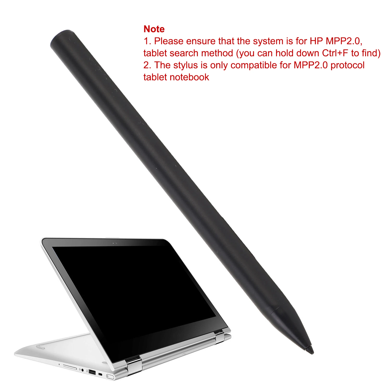 Pen  Pen Rechargeable 4096 Level Pressure Sensitivity Laptop Pencil for HP Pavilion X360  X360 ENVY X360