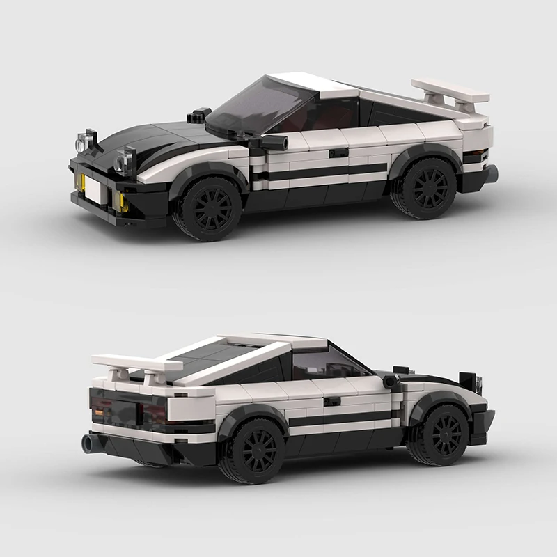 Moc City 자동차 스피드 챔피언 레이서, ae86 M3 M8 빌딩 블록, R34 RX-7 레이싱 슈퍼 테크닉, 창의적인 차고 장난감