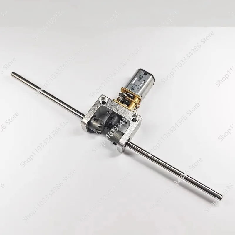 2/3mm Shaft N20 Motor Rear Axle Power Transmission 90 Degree 1:1 Bevel Gearbox Bevel Gear T-type Commutator