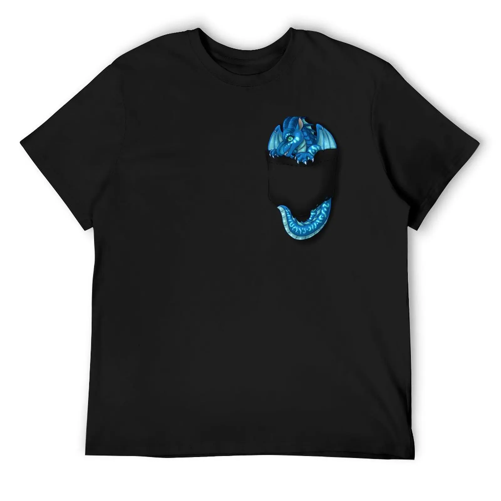

Wings of Fire - Pocket Tsunami Dragon T-Shirt customs kawaii clothes heavyweight t shirts for men