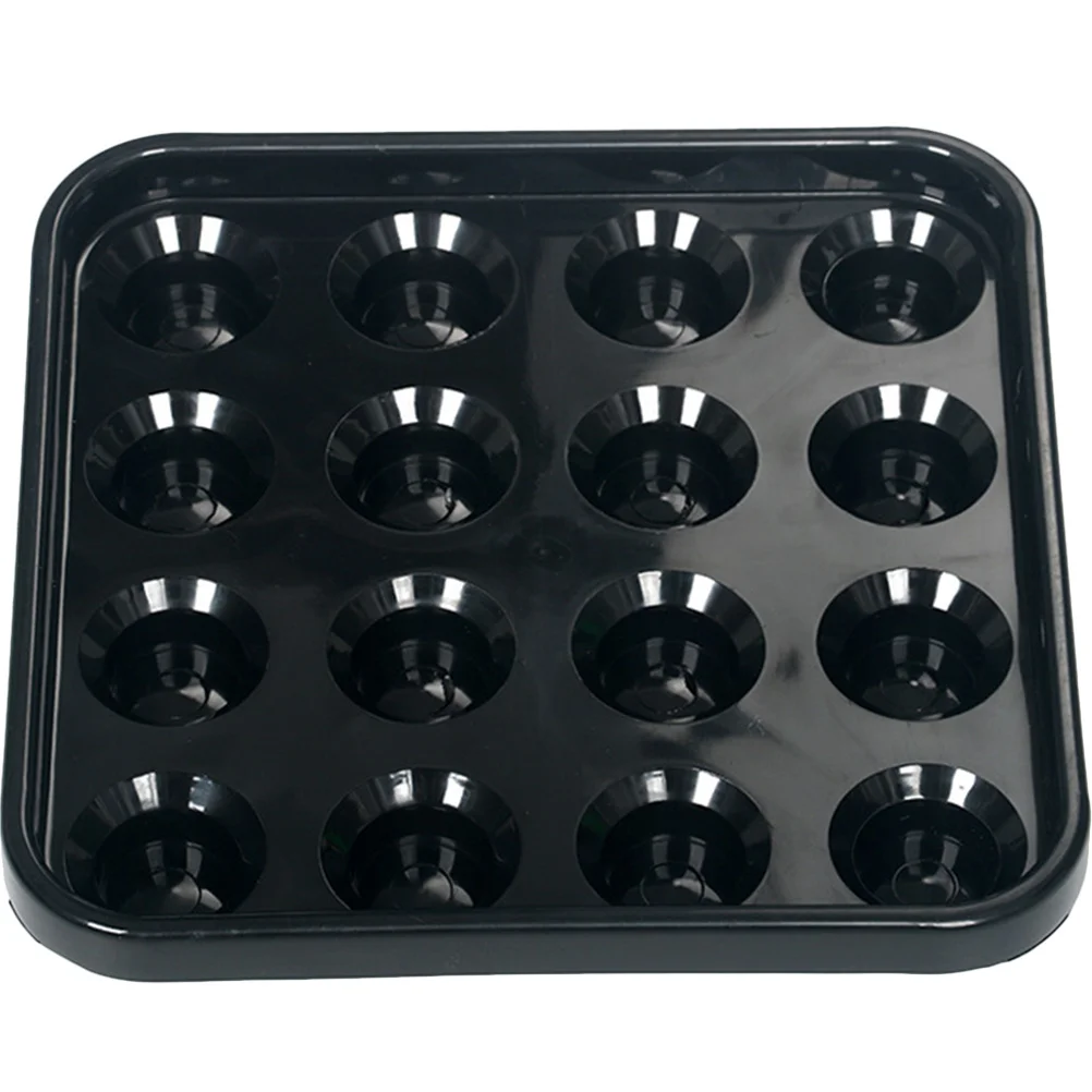 صينية حمل كرة البلياردو المحمولة حامل تخزين بلاستيكي لـ 16 كرة مناسبة لحفلات النادي وغرفة الألعاب وطاولة البلياردو #1