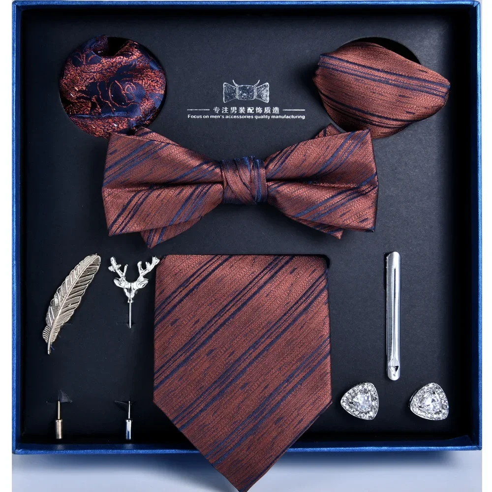 necktie men ties designer gifts for men Necktie men ties designer Professional Business box suit Groom's wedding birthday gift