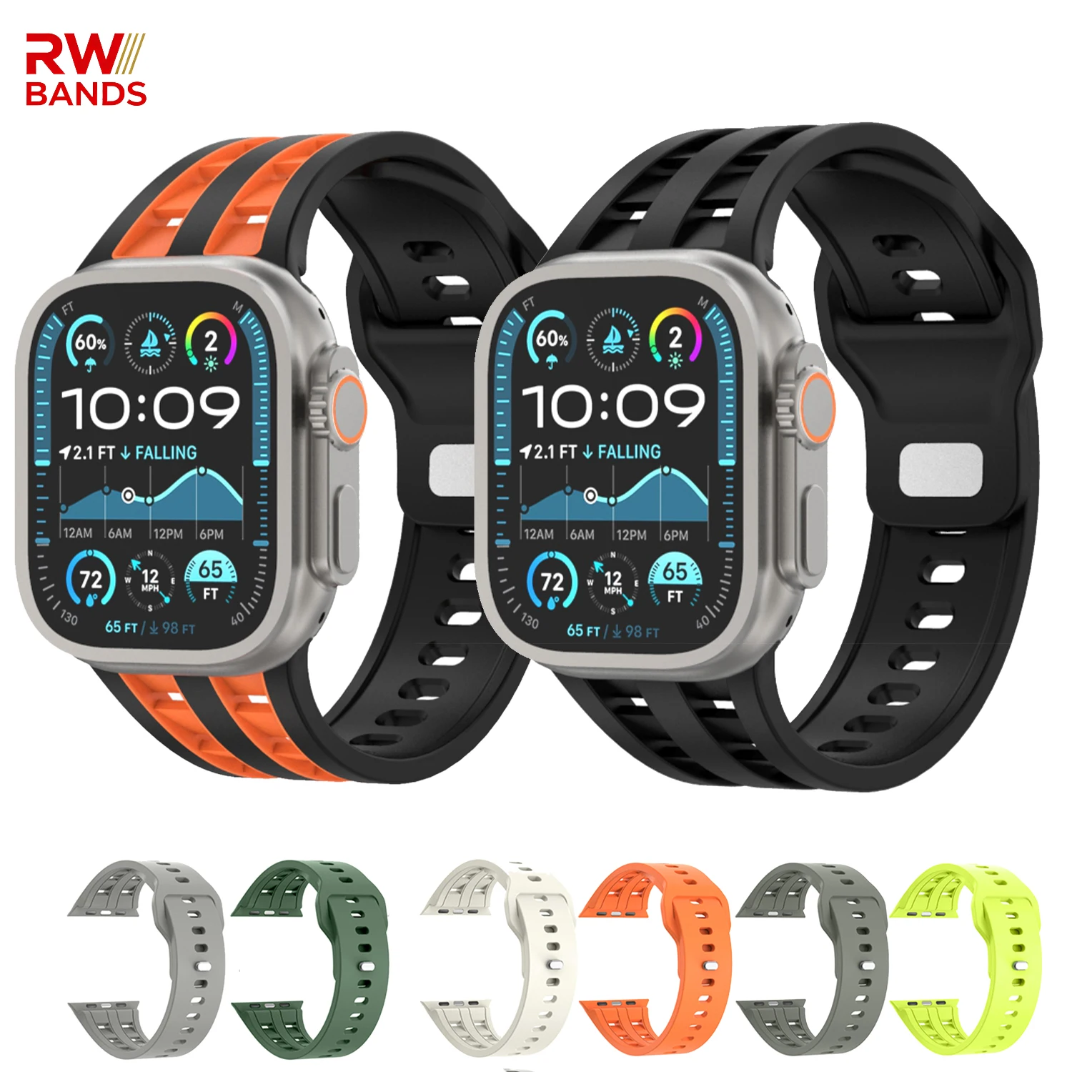 Silikonarmband für Apple Watch Armband 46 mm Iwatch 10 11 Armband Ultra 3 2 49 mm Sportarmband IWatch 44 mm 45 mm Ersatzarmband