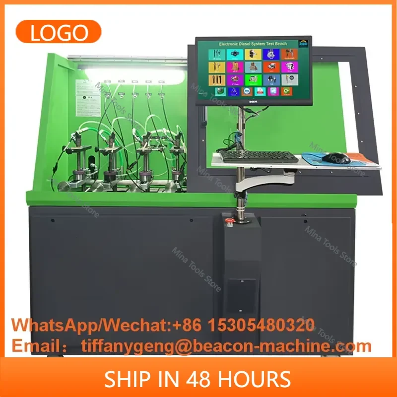 Newest CR304 Common Rail Injector Test Bench with 4 Pcs of Flow Meter to test 4 Pcs of Injectors at the Same Time