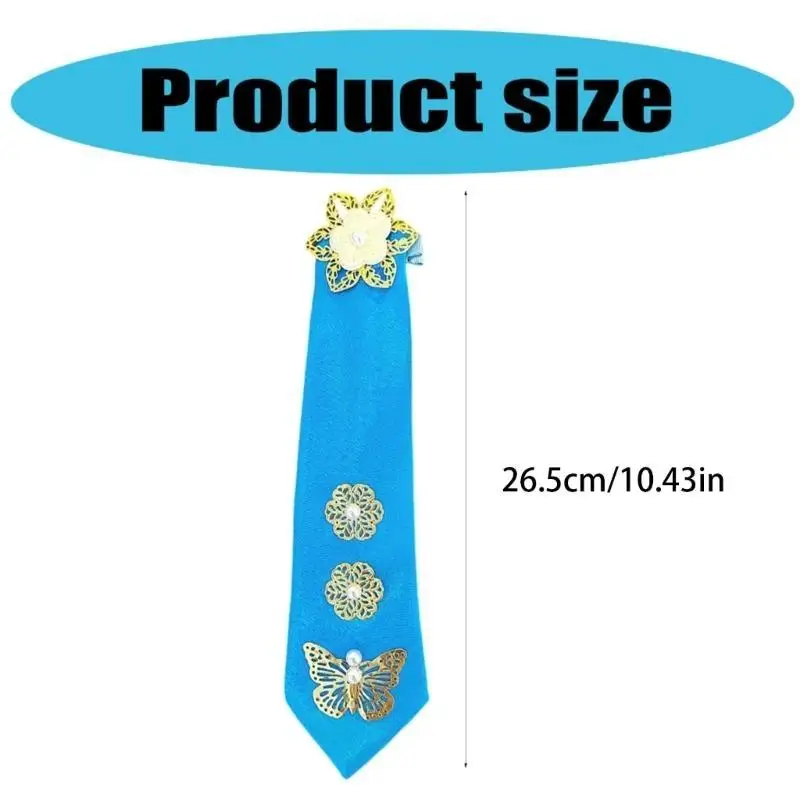 652F عقال الجنسية الكورية أنيقة فراشة زهرة يانجي هيرباند للنساء حفلة تجمع مهرجان عادية ورسمية #6