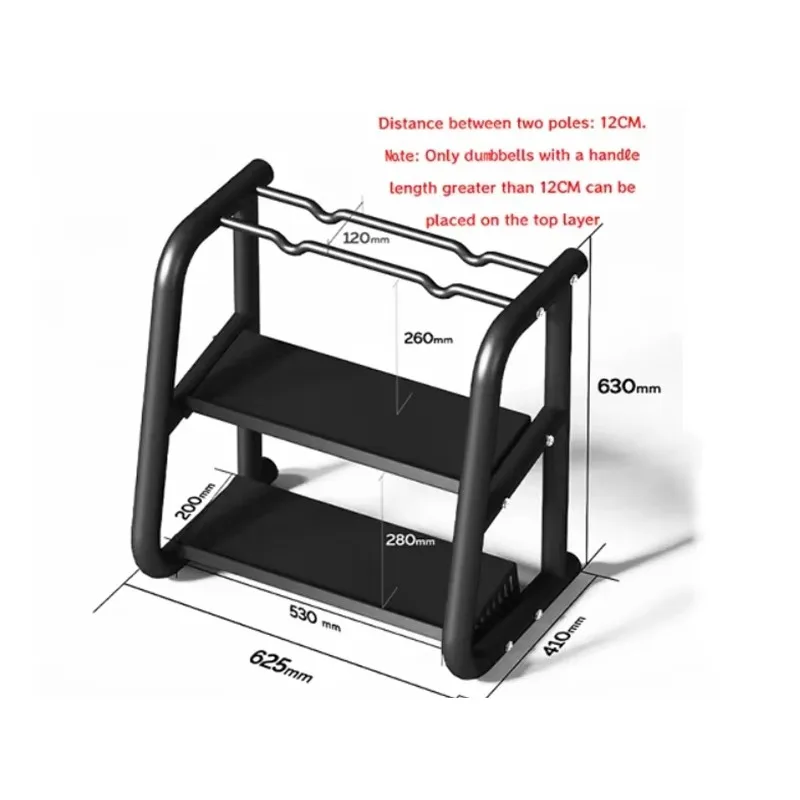 

Floor Dumbbell Storage Rack Household Gym Equipment